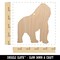 Gorilla Solid Unfinished Craft Wood Holiday Christmas Tree DIY Pre-Drilled Ornament